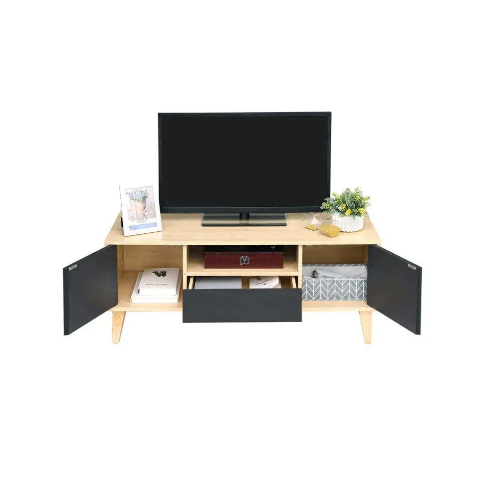 Best SONGMICS Meuble TV foncé Gris