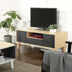 Best SONGMICS Meuble TV foncé Gris