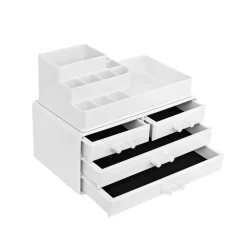 Clearance SONGMICS Meuble TV industriel Marron rustique et noir