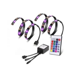 Sale SONGMICS Meuble TV LED Blanc