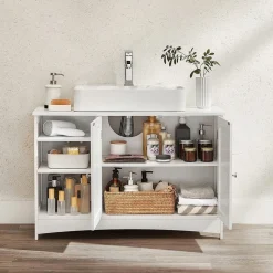 Clearance SONGMICS Meuble TV métal industriel