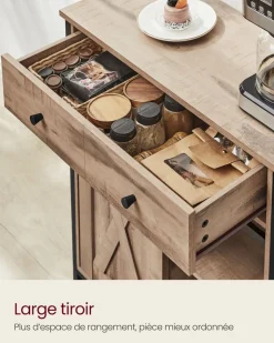 Clearance SONGMICS Meuble TV mural Blanc