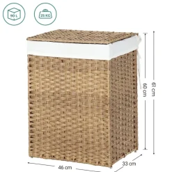 Hot SONGMICS Meuble TV ouvert industriel Marron Rustique