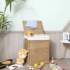 Hot SONGMICS Meuble TV ouvert industriel Marron Rustique