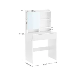 Cheap SONGMICS Meuble TV ouvert industriel Marron Rustique