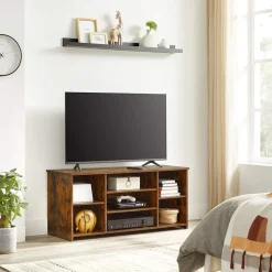 Best SONGMICS Meuble TV rustique Marron Rustique