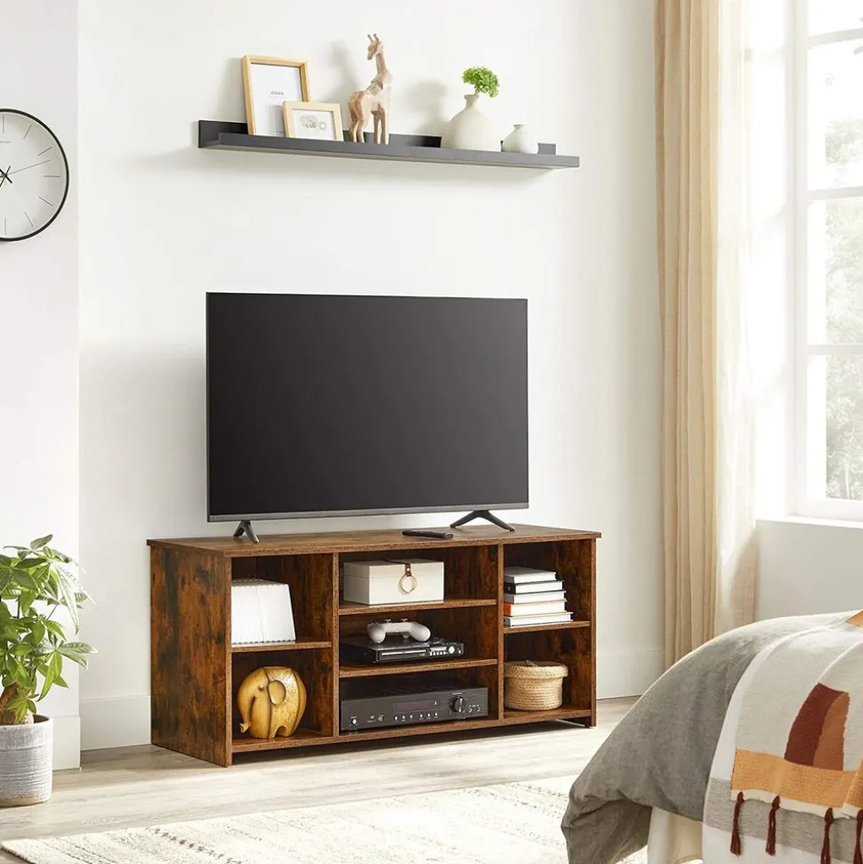Best SONGMICS Meuble TV rustique Marron Rustique