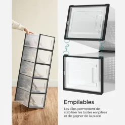 Outlet SONGMICS Meuble WC industriel Rustique