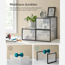 Outlet SONGMICS Meuble WC industriel Rustique