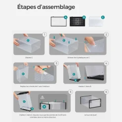 Outlet SONGMICS Meuble WC industriel Rustique