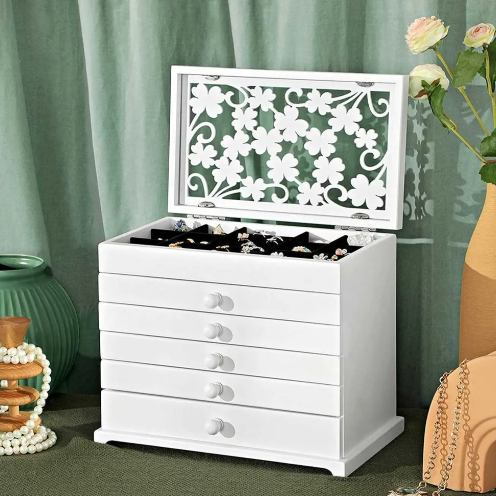 Flash Sale SONGMICS Mini boîte à bijoux doré Rose