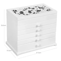 Flash Sale SONGMICS Mini boîte à bijoux doré Rose