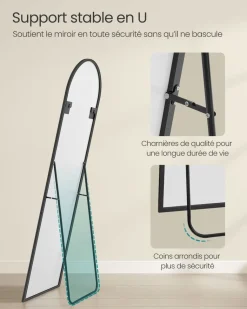 Best Sale SONGMICS Miroir maquillage grossissant x 7