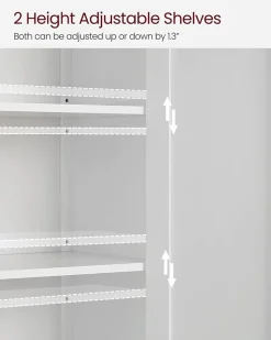 Best SONGMICS Miroir mural montage facile Blanc Nuage