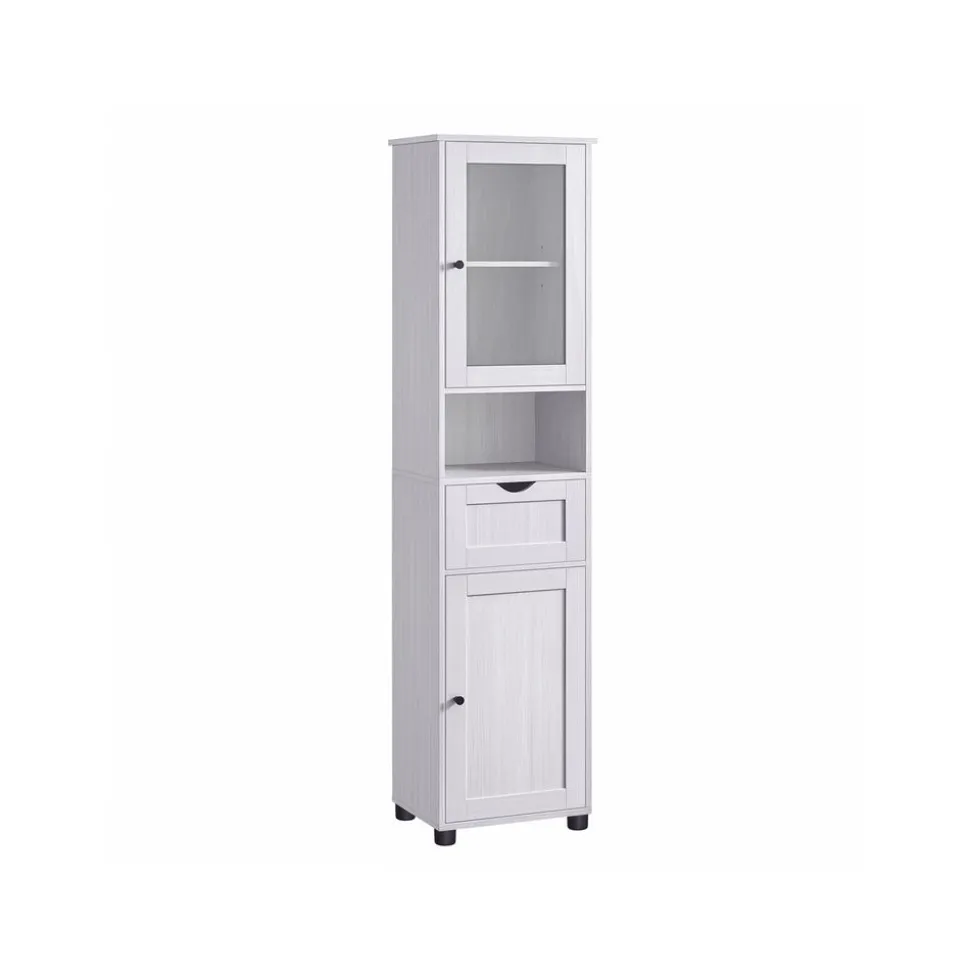 Outlet SONGMICS Organisateur cosmétiques 2-en-1 blanc
