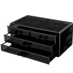 Hot SONGMICS Organisateur cosmétiques noir Blanc