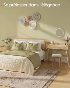 New SONGMICS Organisateur de maquillage à 4 niveaux 20 x 32 x 391 cm blanc nuage