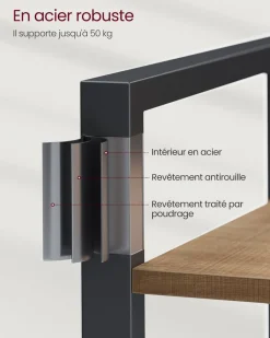 Store SONGMICS Organisateur make-up 3 tiroirs