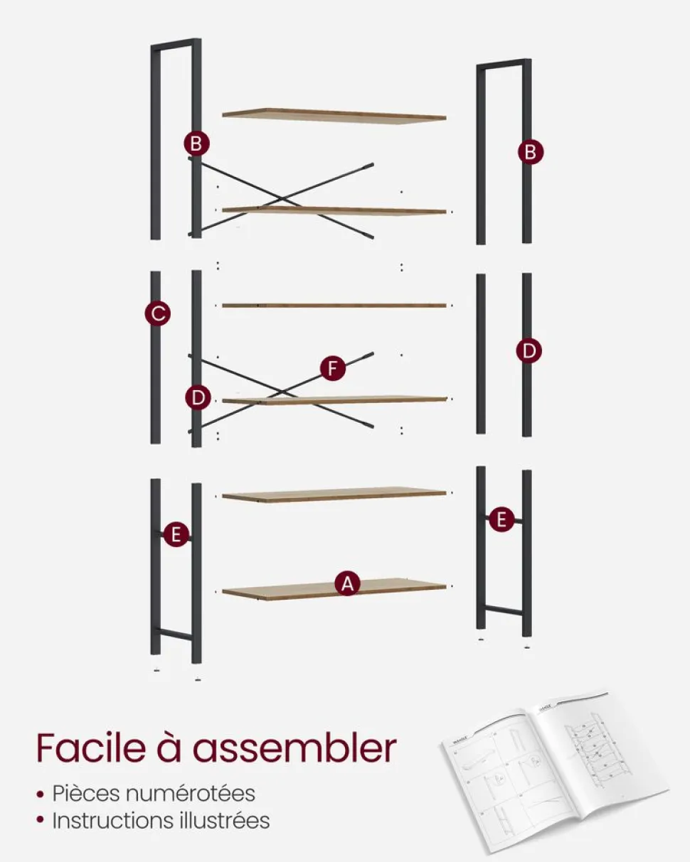 Store SONGMICS Organisateur make-up 3 tiroirs