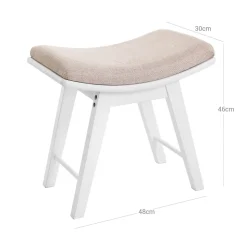 Store SONGMICS Organiseur maquillage 2 accessoires optionnels 3 niveaux transparent