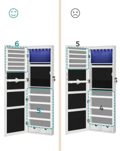 Hot SONGMICS Panier à linge 3 bacs boisé