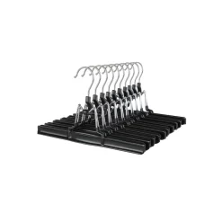 Fashion SONGMICS Panier à Linge 3 Sections capacité de 135 litres structure en X pliable noir d'encre