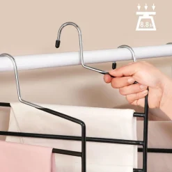 Fashion SONGMICS Panier à linge avec couvercle 72L en bambou pliable avec sac amovible lavable poignées gris