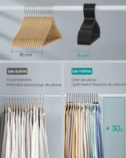 Shop SONGMICS Panier à Linge avec roulettes 170L