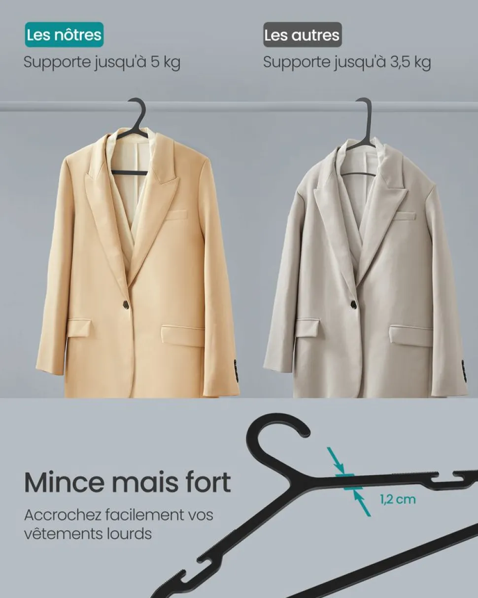 Shop SONGMICS Panier à Linge avec roulettes 170L