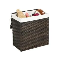 Store SONGMICS Panier à linge bambou marron