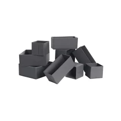 Hot SONGMICS Panier à linge coton Gris