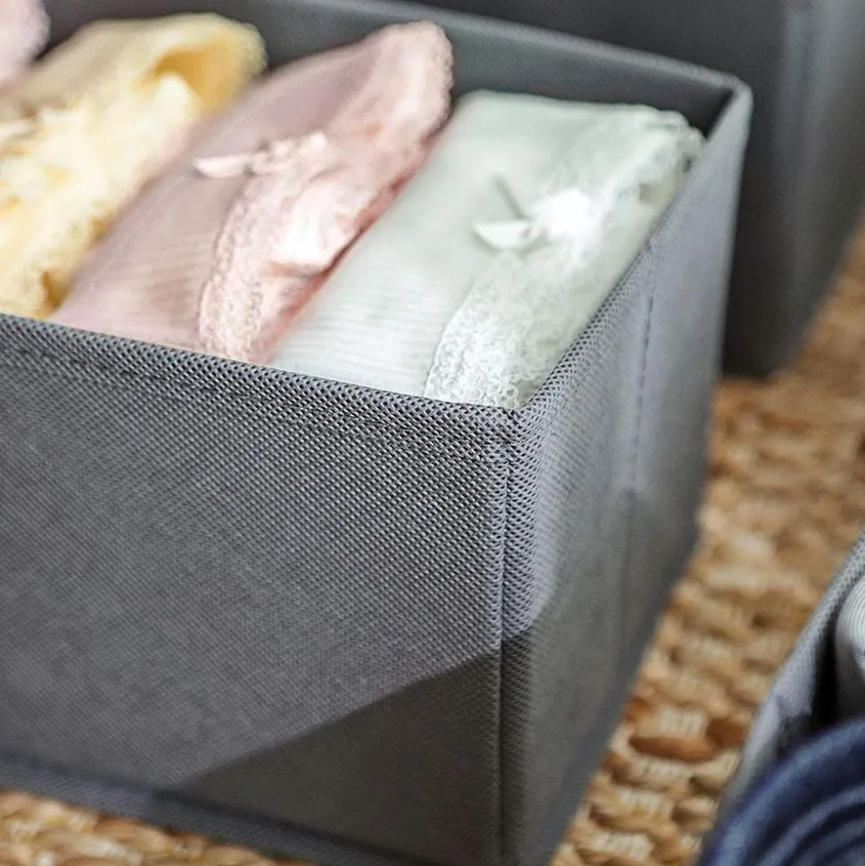 Hot SONGMICS Panier à linge coton Gris