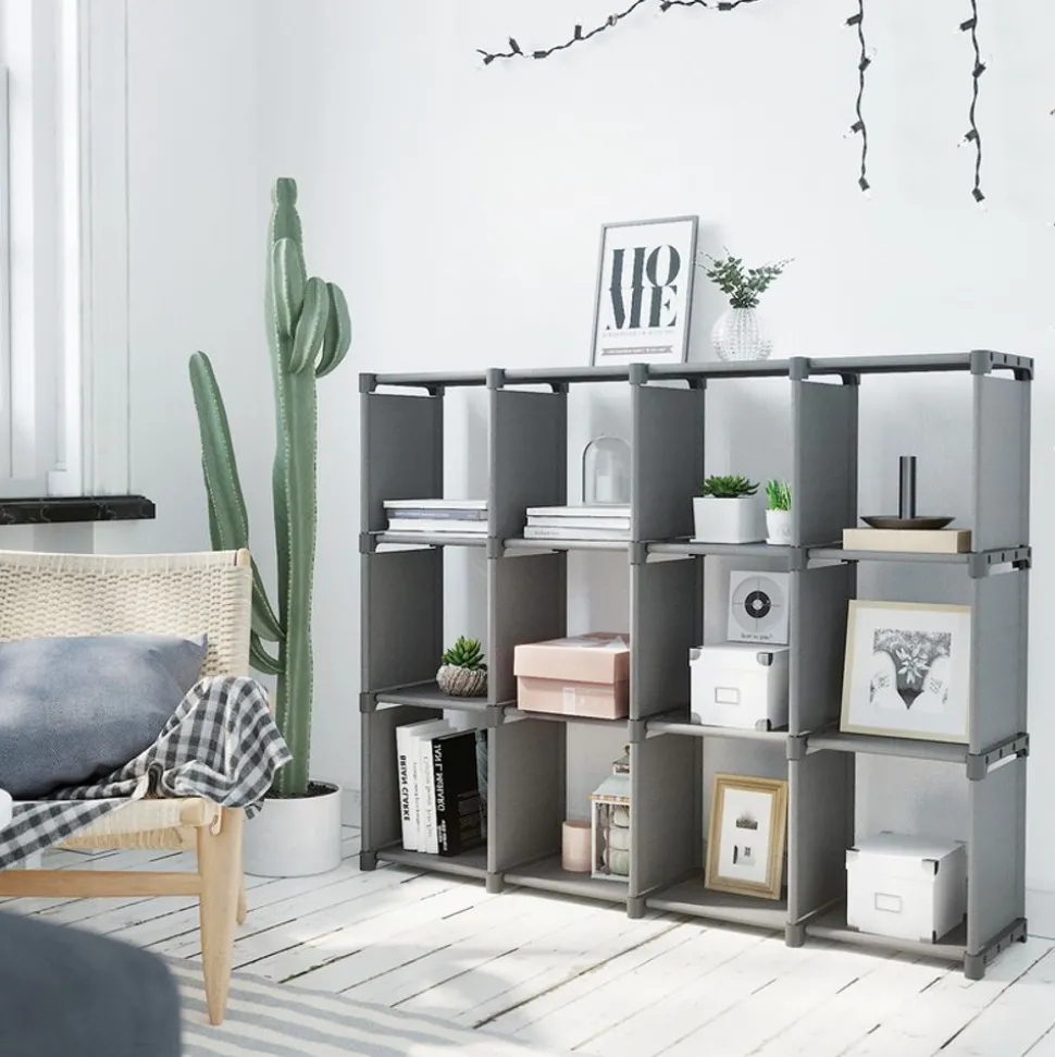 Hot SONGMICS Panier à linge gris