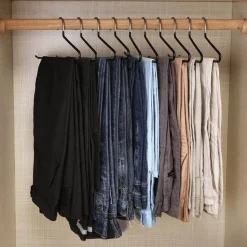 Outlet SONGMICS Panier à linge mince avec couvercle 65L gris tourterelle