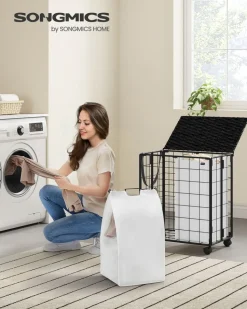 Online SONGMICS Panier à Linge Sale 110L