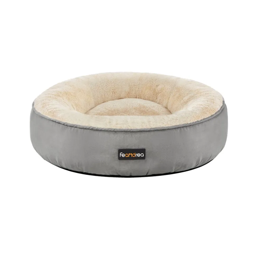 Clearance SONGMICS Panier donut gris clair