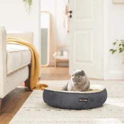 Clearance SONGMICS Panier donut gris clair