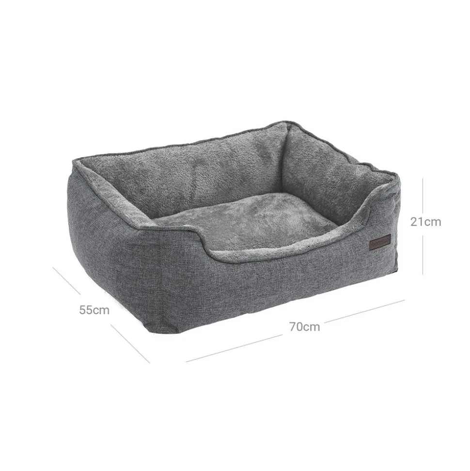 Online SONGMICS Panier peluche gris