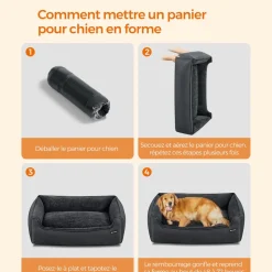 New SONGMICS Panier pour chien 110 x 75 cm