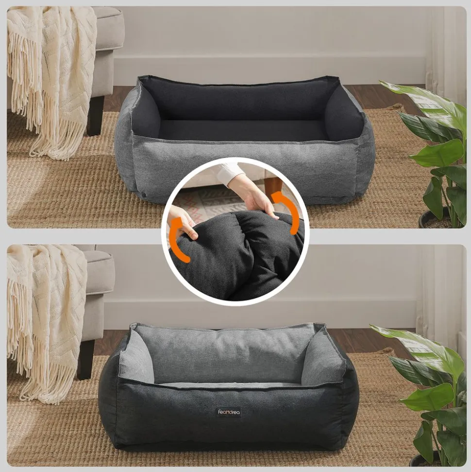 Best Sale SONGMICS Panier pour chien 80 x 60 cm Gris