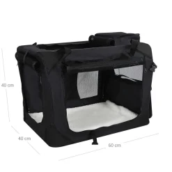 Clearance SONGMICS Panier pour chien 95 x 60 x 8 cm gris foncé