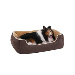 Hot SONGMICS Panier pour chien L marron