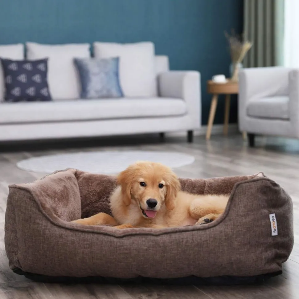 Flash Sale SONGMICS Panier pour chien peluche gris