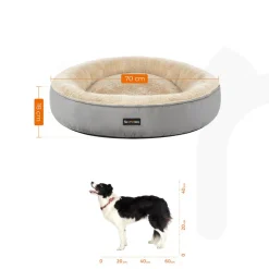 Cheap SONGMICS Panier pour chien rond ø70 cm