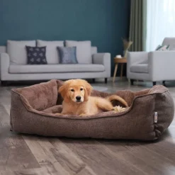 Outlet SONGMICS Panier pour chien XL marron