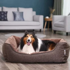 Outlet SONGMICS Panier pour chien XL marron