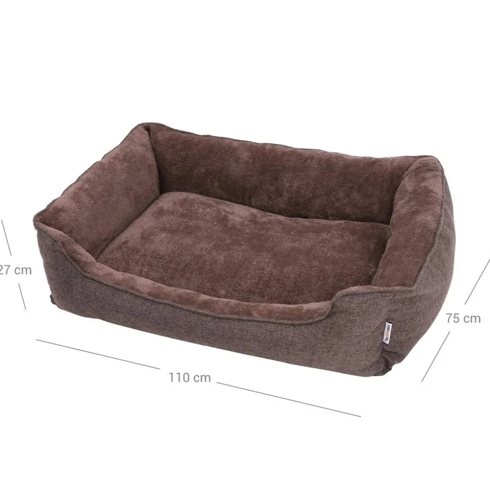 Outlet SONGMICS Panier pour chien XL marron
