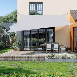 Cheap SONGMICS Parasol Ø 160 cm bleu blanc