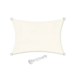 Cheap SONGMICS Parasol Ø 160 cm bleu blanc