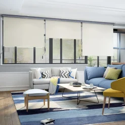 Online SONGMICS Parasol Ø2,65 m bleu balnc